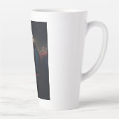 Tasse Latte Portrait de pouce, Benjamin Franklin Père fondateu (Droite)