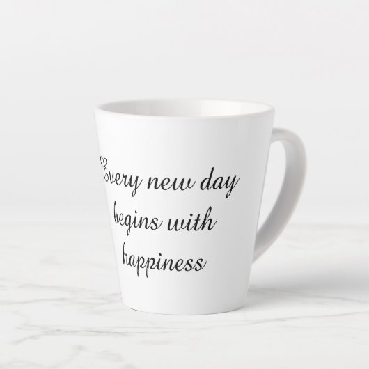 Tasse Latte Positive Morning Cup (Angle droit)