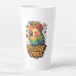 Tasse Latte “Positive Vibes” Parrot
