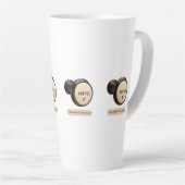 Tasse Latte Pot à café avec arrêt de jeu d'orgue à tuyaux COFF (Angle droit)