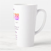 Tasse Latte Pot de collecte de dons ajoutez votre nom de code (Droite)