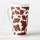 Tasse Latte Pots Brown de vache modernes Imprimer (Angle gauche)