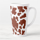 Tasse Latte Pots Brown de vache modernes Imprimer (Droite)