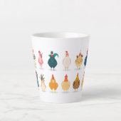Tasse Latte Poulet mou (Devant)