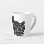 Tasse Latte Poulet moucheté (Angle droit)