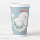 Tasse Latte Poulet Pastel Cottagecore (Devant)