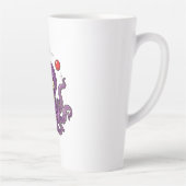 Tasse Latte Poulpe jongleur en colère (Droite)