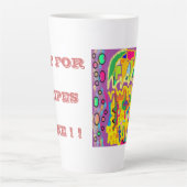 TASSE LATTE POUR ARTS SAKE PHOTOS AVEC MOTS (Devant)