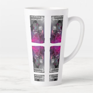 Tasse Latte Pour ceux qui tombent amoureux où la lumière ose..