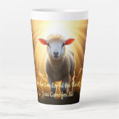 Tasse Latte Pour Dieu si aimé le monde, Agneau (Devant)