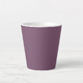 Tasse Latte Pourpre foncé (couleur solide) (Devant)