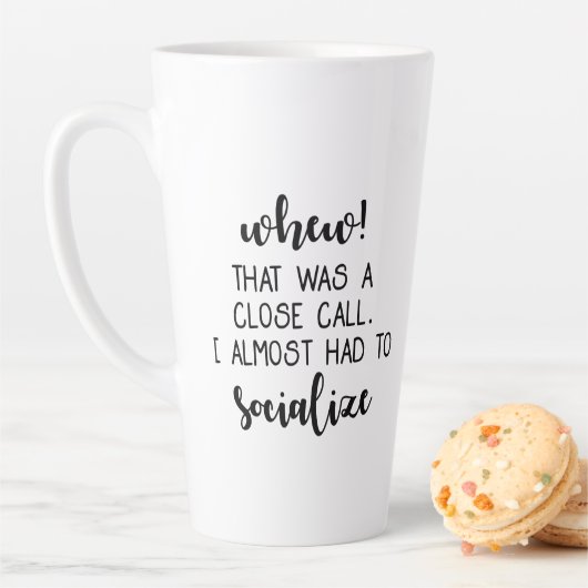 Tasse Latte Pourquoi c'était un appel à la socialisation (En situation)