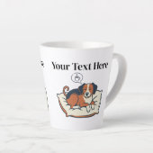 Tasse Latte Powered by Coffee & Dog Dreams (Angle droit)