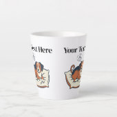 Tasse Latte Powered by Coffee & Dog Dreams (Devant)