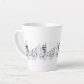 Tasse Latte Prague vintage (Angle gauche)