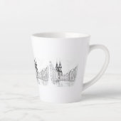 Tasse Latte Prague vintage (Droite)