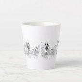 Tasse Latte Prague vintage (Devant)