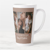 Tasse Latte Première fête des mères Trois photos Collage Mocha (Droite)