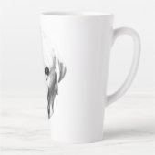 Tasse Latte Présence monochrome (Droite)