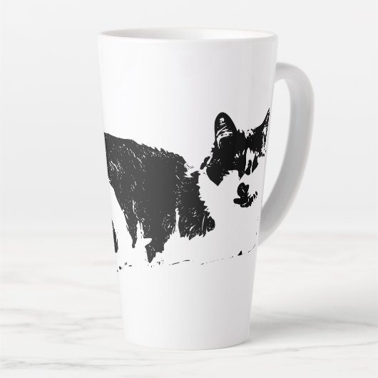 Tasse Latte Presque rêver (Angle droit)