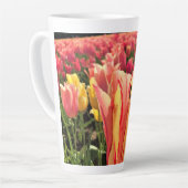 Tasse Latte Pretty Spring Tulip (Angle gauche)
