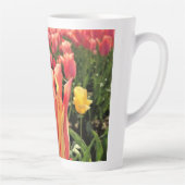 Tasse Latte Pretty Spring Tulip (Droite)