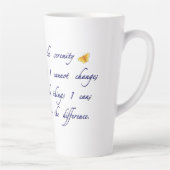 Tasse Latte Prière de sérénité (Droite)