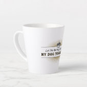 Tasse Latte Prière des propriétaires de chiens (Angle gauche)