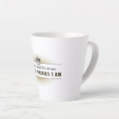 Tasse Latte Prière des propriétaires de chiens (Angle droit)