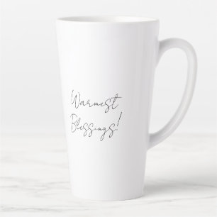 Tasse Latte Princesse de Hanouka ! Chaleureuses Bénédictions !