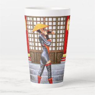 Tasse Latte Princesse Guerrière Mystique de Style Fantastique