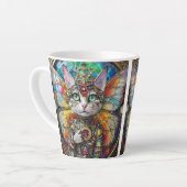 Tasse Latte Princesse Kitty Chat de la Brigade des papillons (Angle gauche)