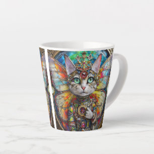 Tasse Latte Princesse Kitty Chat de la Brigade des papillons