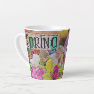 Tasse Latte Printemps