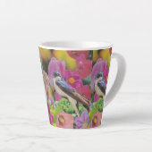 Tasse Latte Printemps (Angle droit)