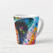 Tasse Latte Printemps Un Dimanche Matin (Angle droit)