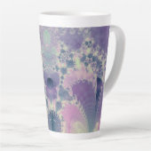 Tasse Latte Printemps Violet (Angle droit)