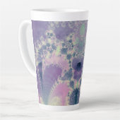 Tasse Latte Printemps Violet (Angle gauche)