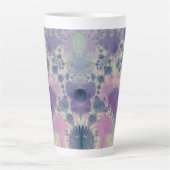Tasse Latte Printemps Violet (Devant)