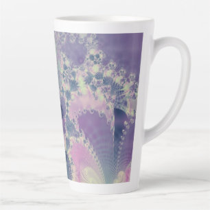 Tasse Latte Printemps Violet