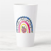 Tasse Latte Professeur Art Fier Je Suis Enseignant (Devant)
