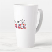 Tasse Latte Professeur Art Je Suis Ce Professeur (Angle droit)