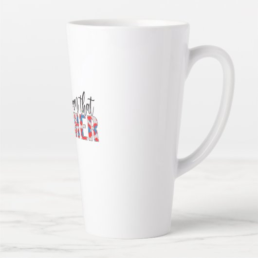 Tasse Latte Professeur Art Je Suis Ce Professeur (Droite)