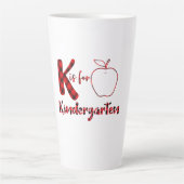 Tasse Latte Professeur Art Kis Pour Enseignant (Devant)