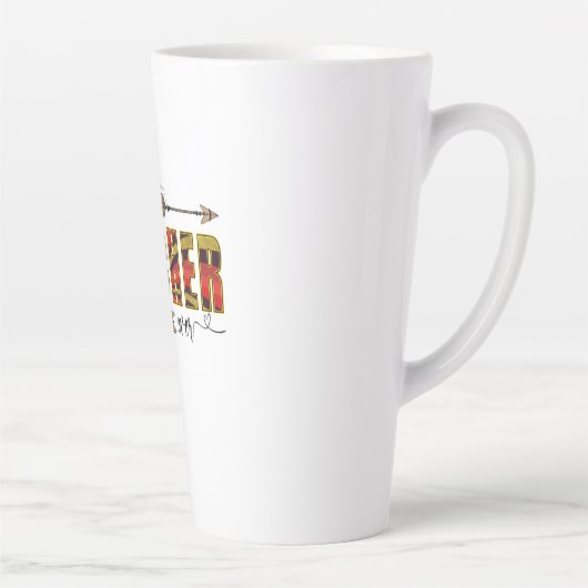 Tasse Latte Professeur Art Meilleur enseignant Evers (Droite)