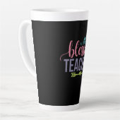 Tasse Latte Professeur d'art béni enseignant (Angle gauche)