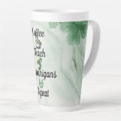 Tasse Latte Professeur de la Saint-Patrick (Angle droit)