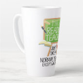 Tasse Latte Professeur de lecture  (Angle gauche)