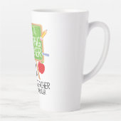 Tasse Latte Professeur de lecture  (Droite)