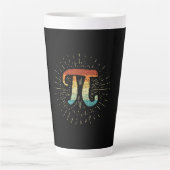 Tasse Latte Professeur de mathématiques Cute Pi (Devant)